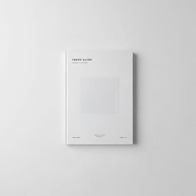 Digital guide or eBook mockup