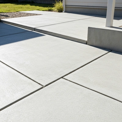 Clean and maintained waterproofed concrete
