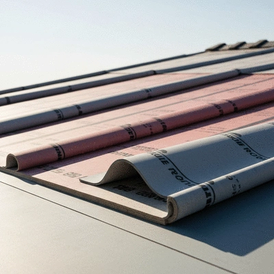Sheet membranes installation on roof