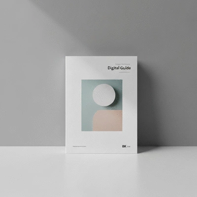 Digital guide or eBook mockup