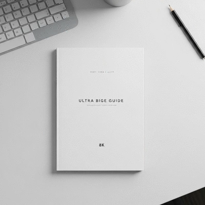 Digital guide or eBook mockup