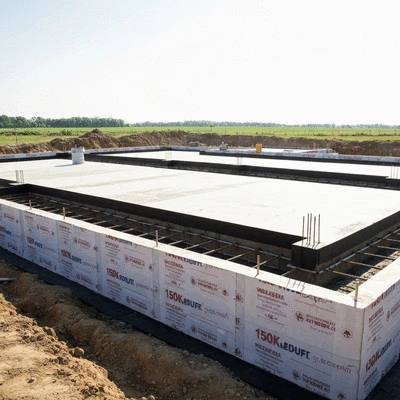 Foundation waterproofing process