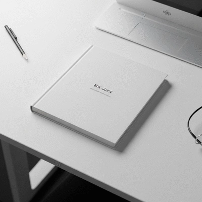 Digital guide or eBook mockup